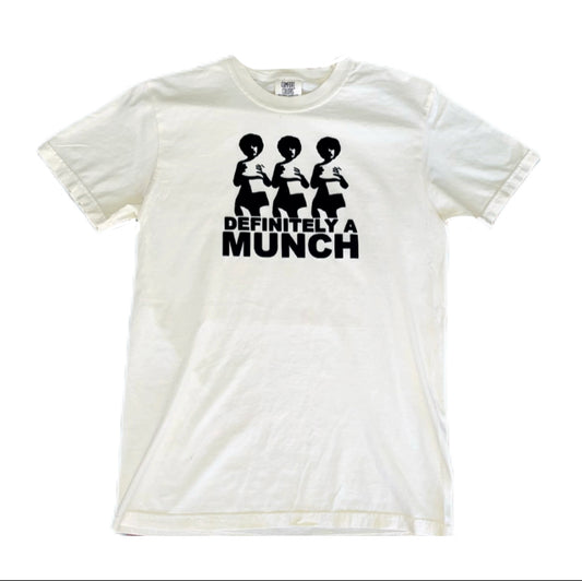 Definitely A Munch Tee - White